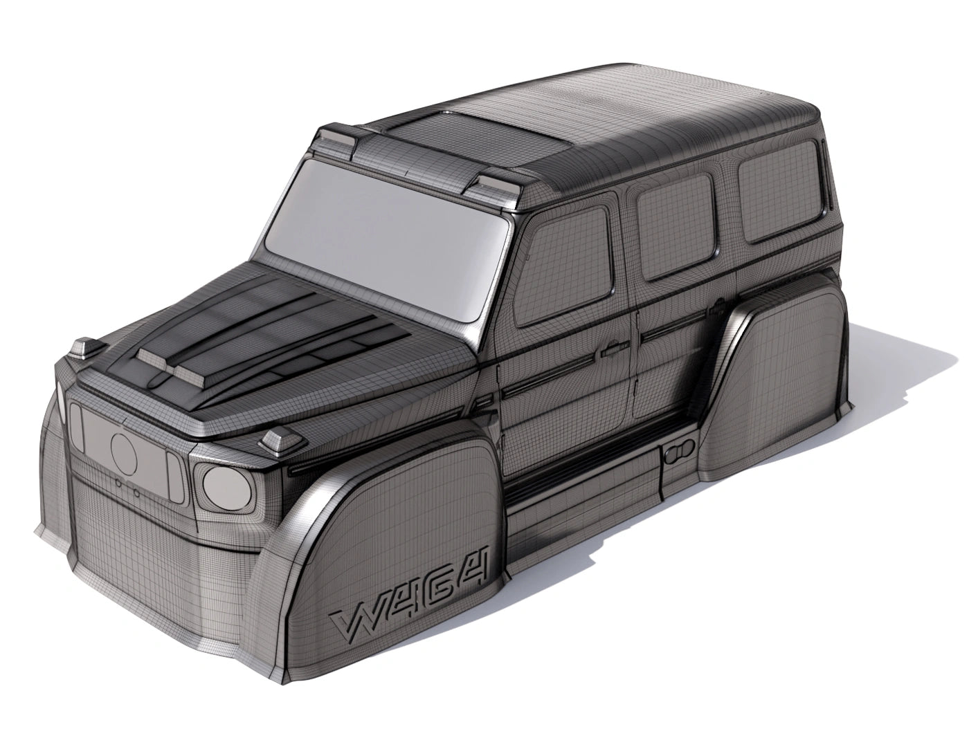 Bittydesign W464 Διάφανο Αμάξωμα Pre-Cut για Traxxas TRX-4M 1/18