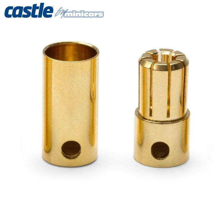 Castle 6.5mm Bullet Connectors 3pair 200A