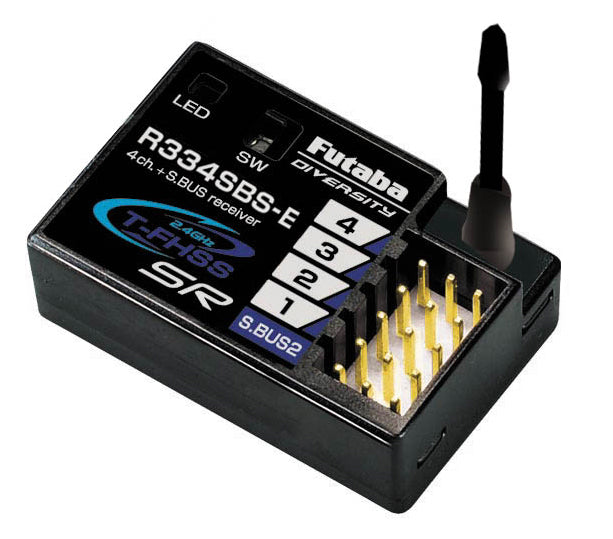Futaba R334SBS-E 4CH S.BUS2 T-FHSS SR Diversity Receiver – Δέκτης για Ηλεκτρικά RC Αυτοκίνητα