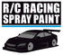 Hobbynox Black R/C Racing Spray Paint 150ml για Lexan & Polycarbonate Bodies