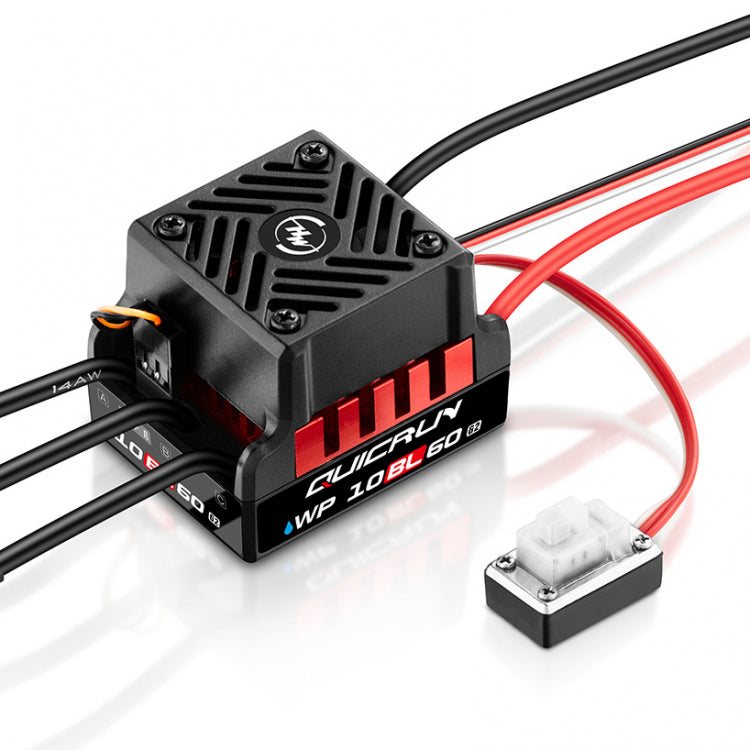 Hobbywing QuicRun WP 10BL60 G2 Waterproof ESC 60A 2-3S 1/10 | Racerc