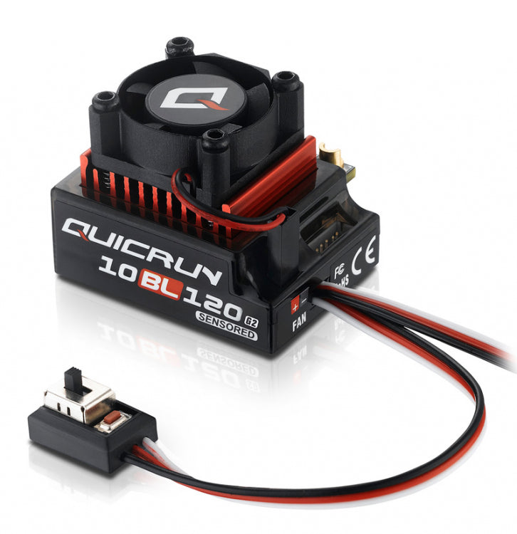 Hobbywing QuicRun 10BL120 G2 Sensored ESC 120A 2-3S 1/10 | Racerc