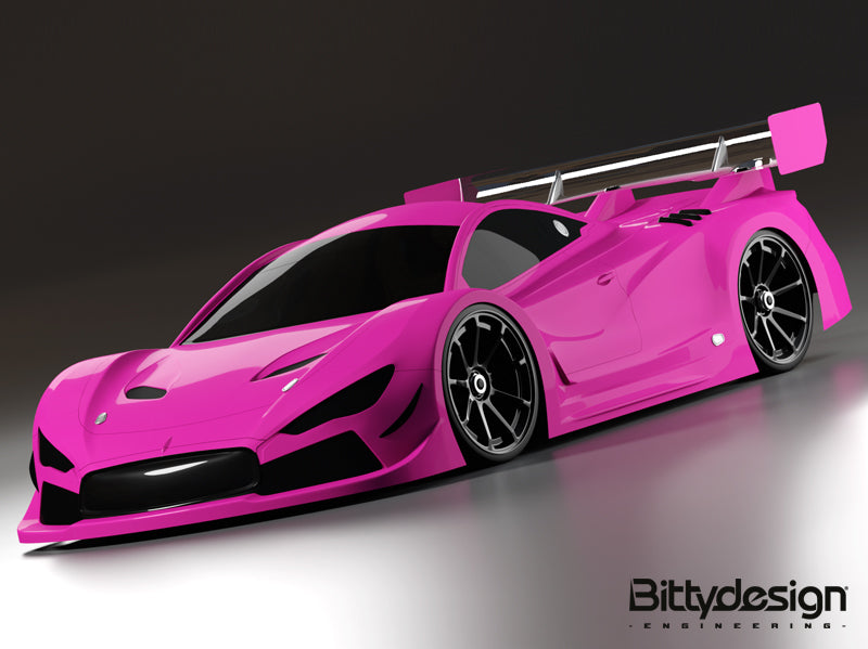Bittydesign HYPER-GT8 1/8 GT body (325mm wheelbase cars) BDGT8-HYP