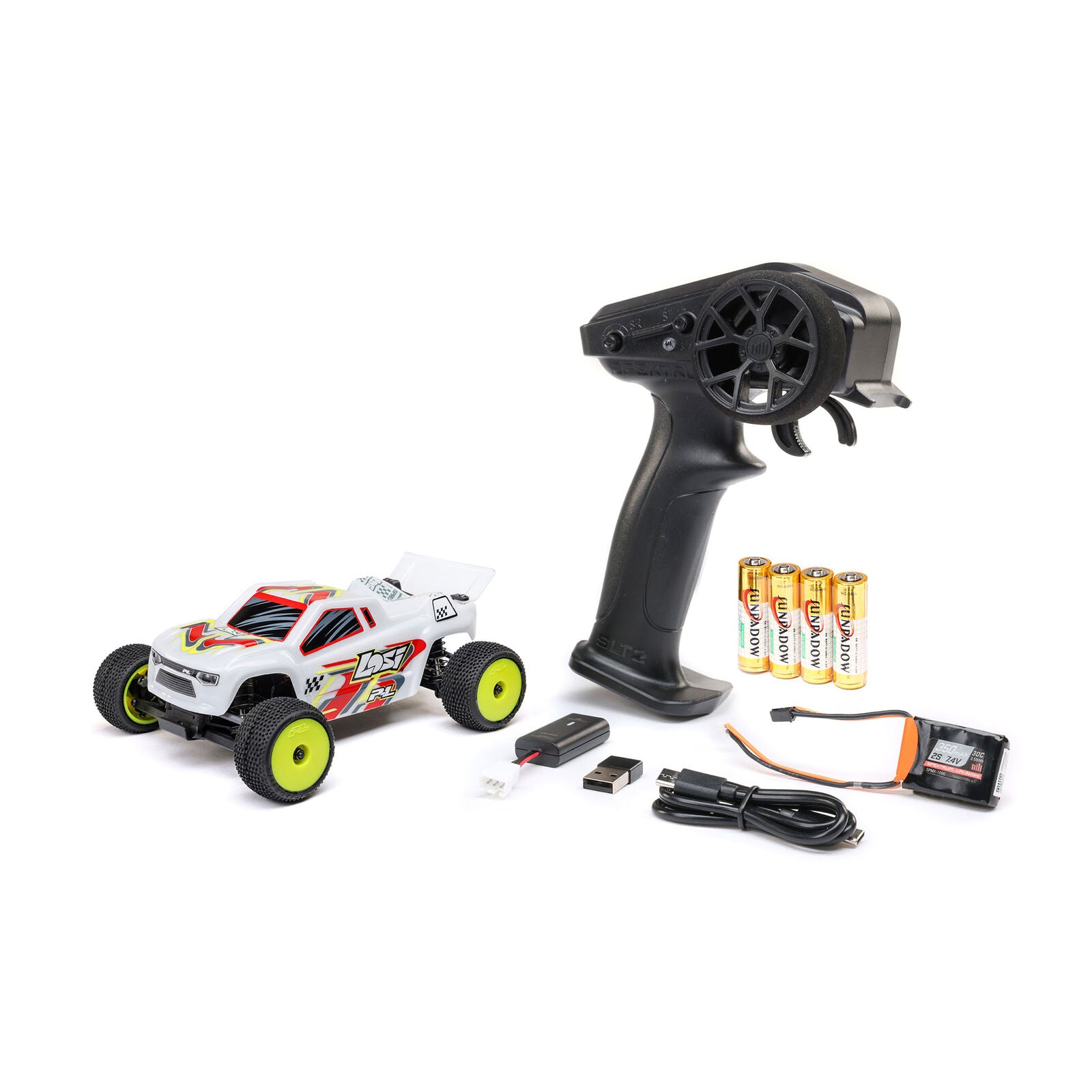 Losi Micro-T 1/28 RTR 2WD Stadium Truck (White)