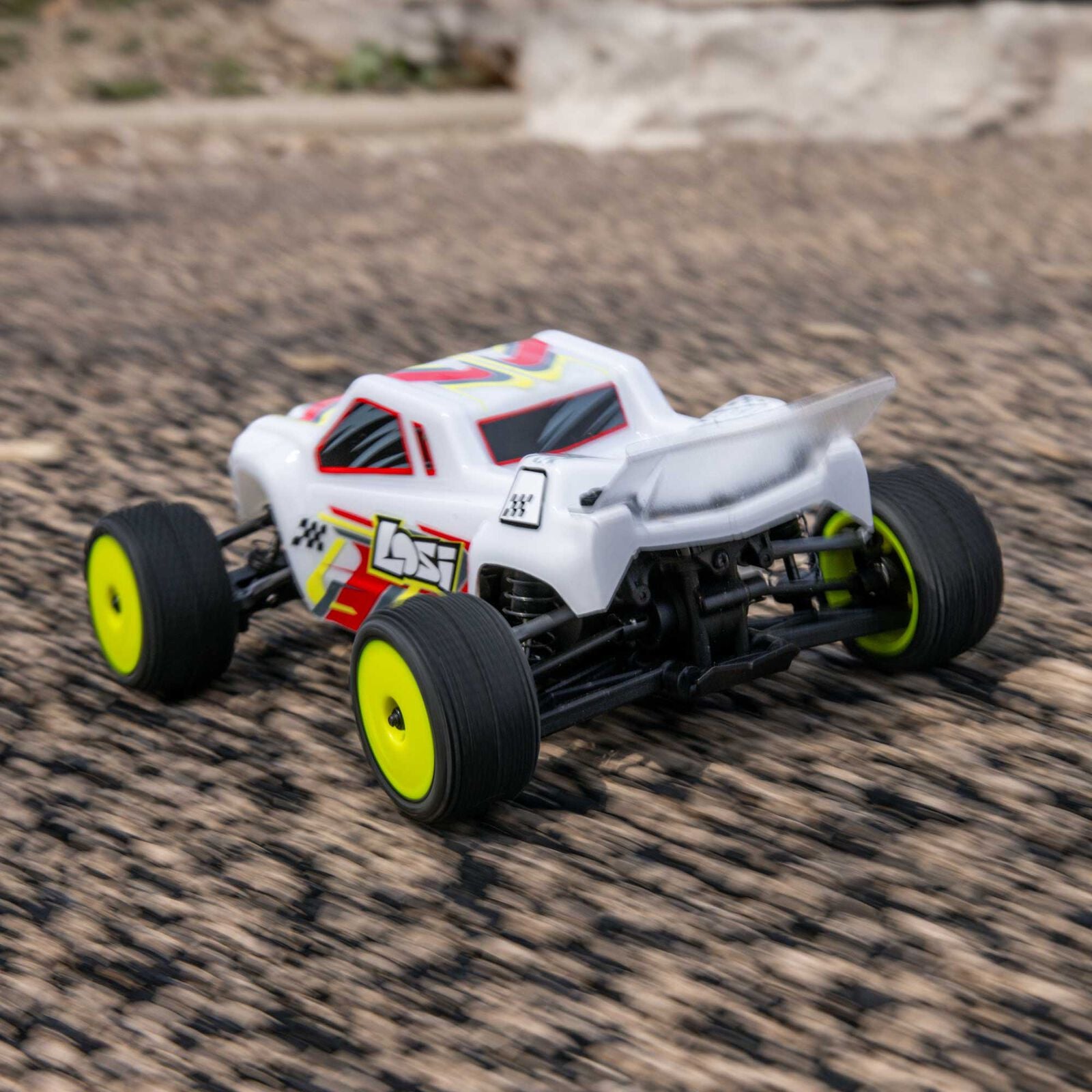 Losi Micro-T 1/28 RTR 2WD Stadium Truck (White)