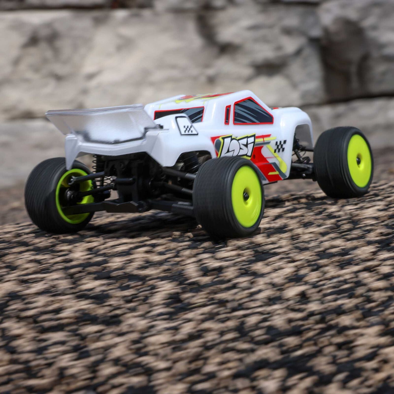 Losi Micro-T 1/28 RTR 2WD Stadium Truck (White)