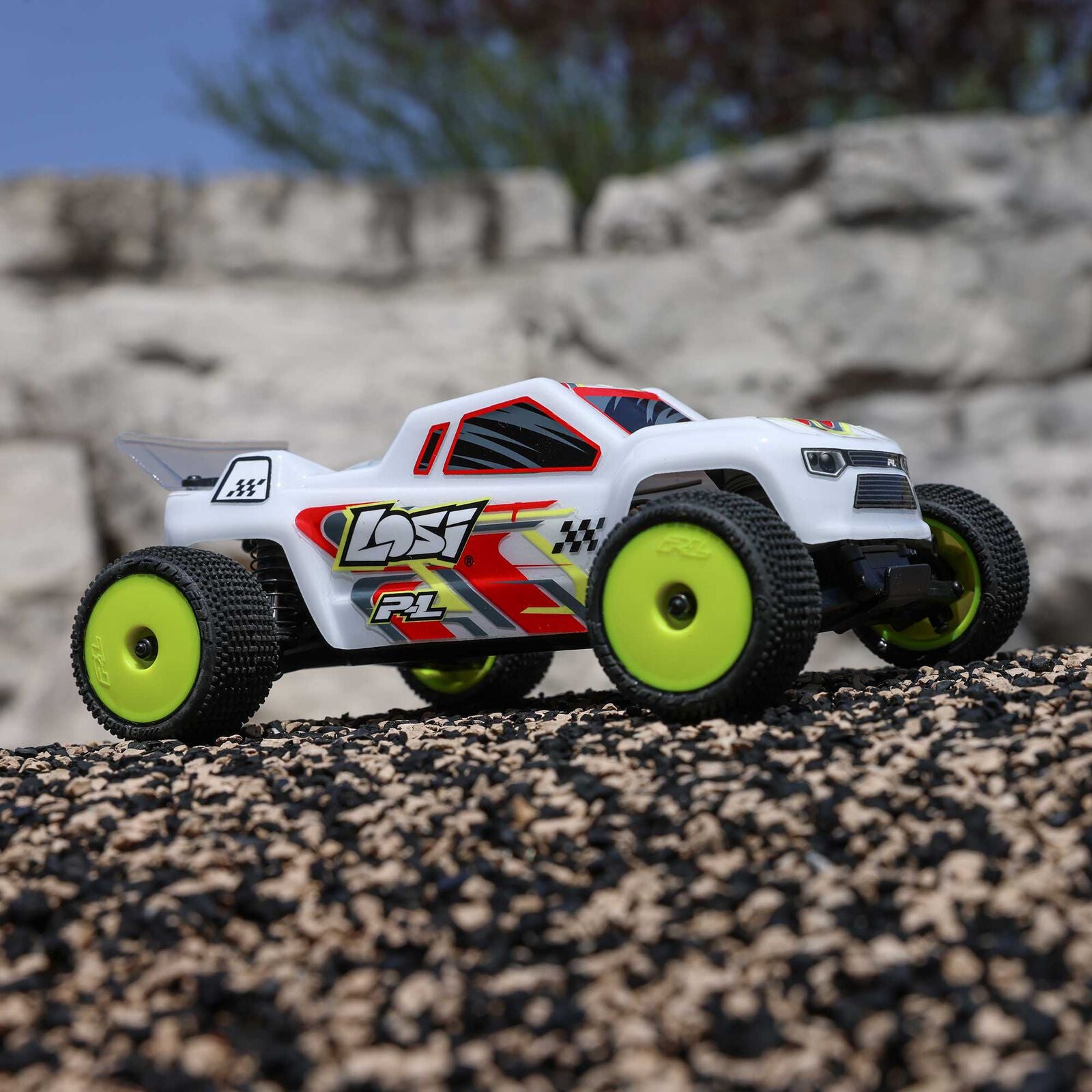 Losi Micro-T 1/28 RTR 2WD Stadium Truck (White)
