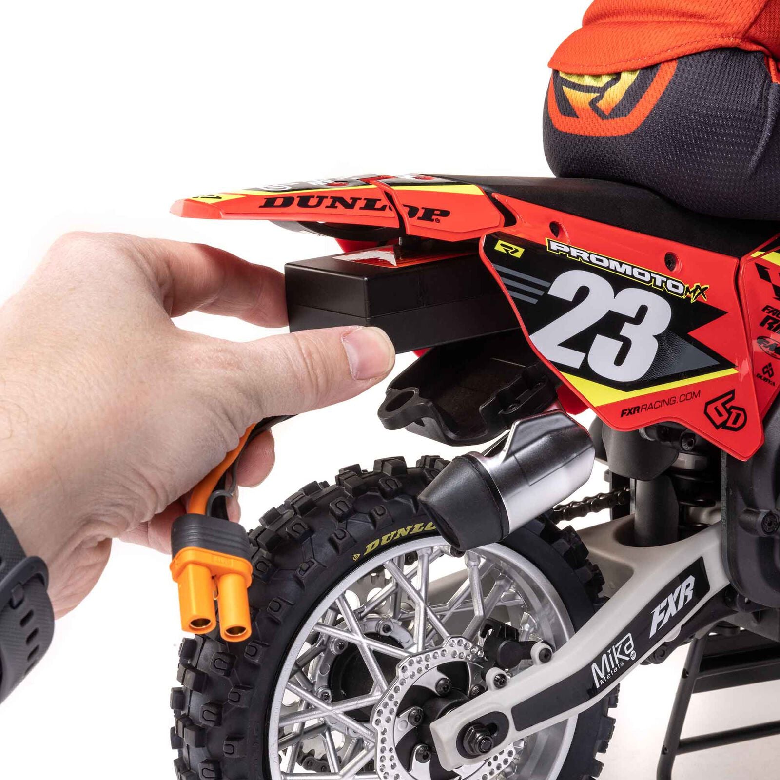Losi Promoto-MX RTR 1/4 Brushless Dirt Bike (FXR) w/2.4GHz DX3PM Radio & MS6X System