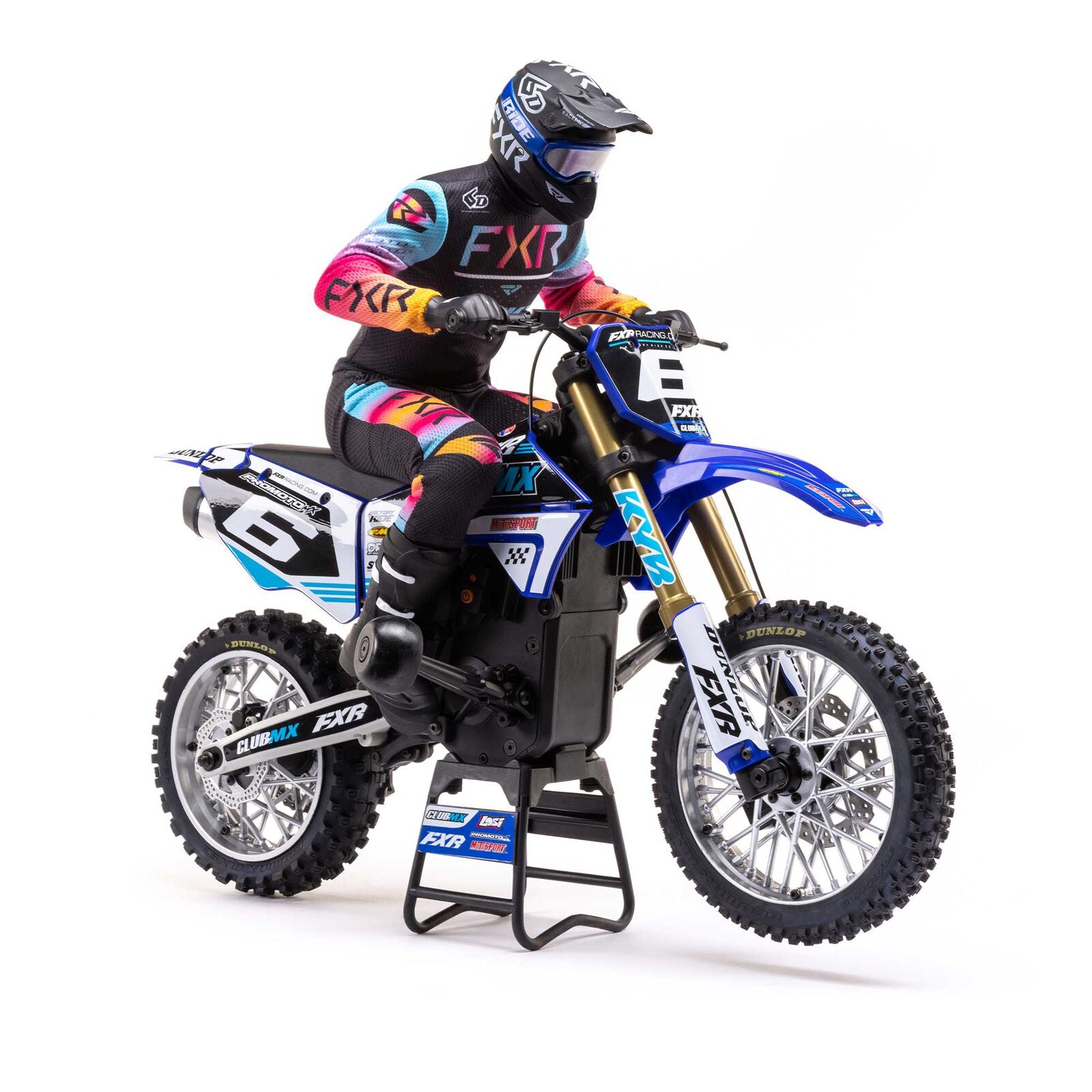 Losi Promoto-MX RTR 1/4 Brushless Dirt Bike (ClubMX) w/2.4GHz DX3PM Radio & MS6X System