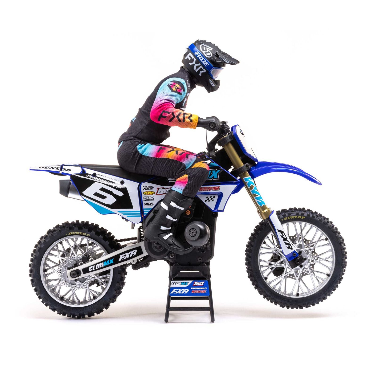 Losi Promoto-MX RTR 1/4 Brushless Dirt Bike (ClubMX) w/2.4GHz DX3PM Radio & MS6X System
