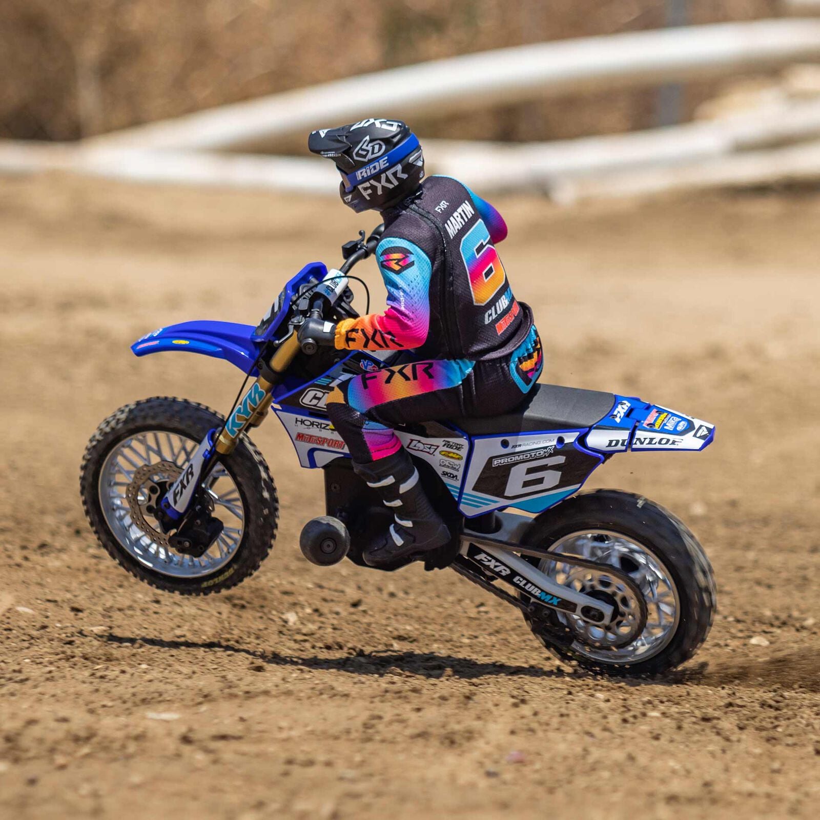 Losi Promoto-MX RTR 1/4 Brushless Dirt Bike (ClubMX) w/2.4GHz DX3PM Radio & MS6X System