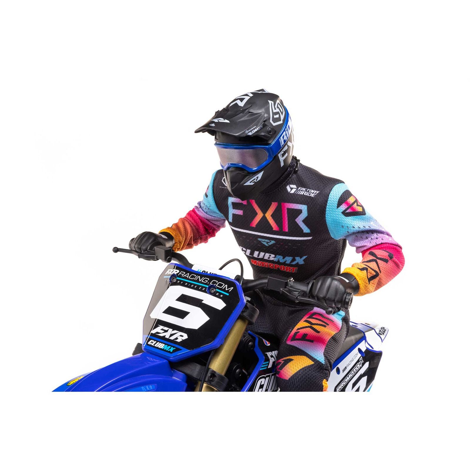 Losi Promoto-MX RTR 1/4 Brushless Dirt Bike (ClubMX) w/2.4GHz DX3PM Radio & MS6X System