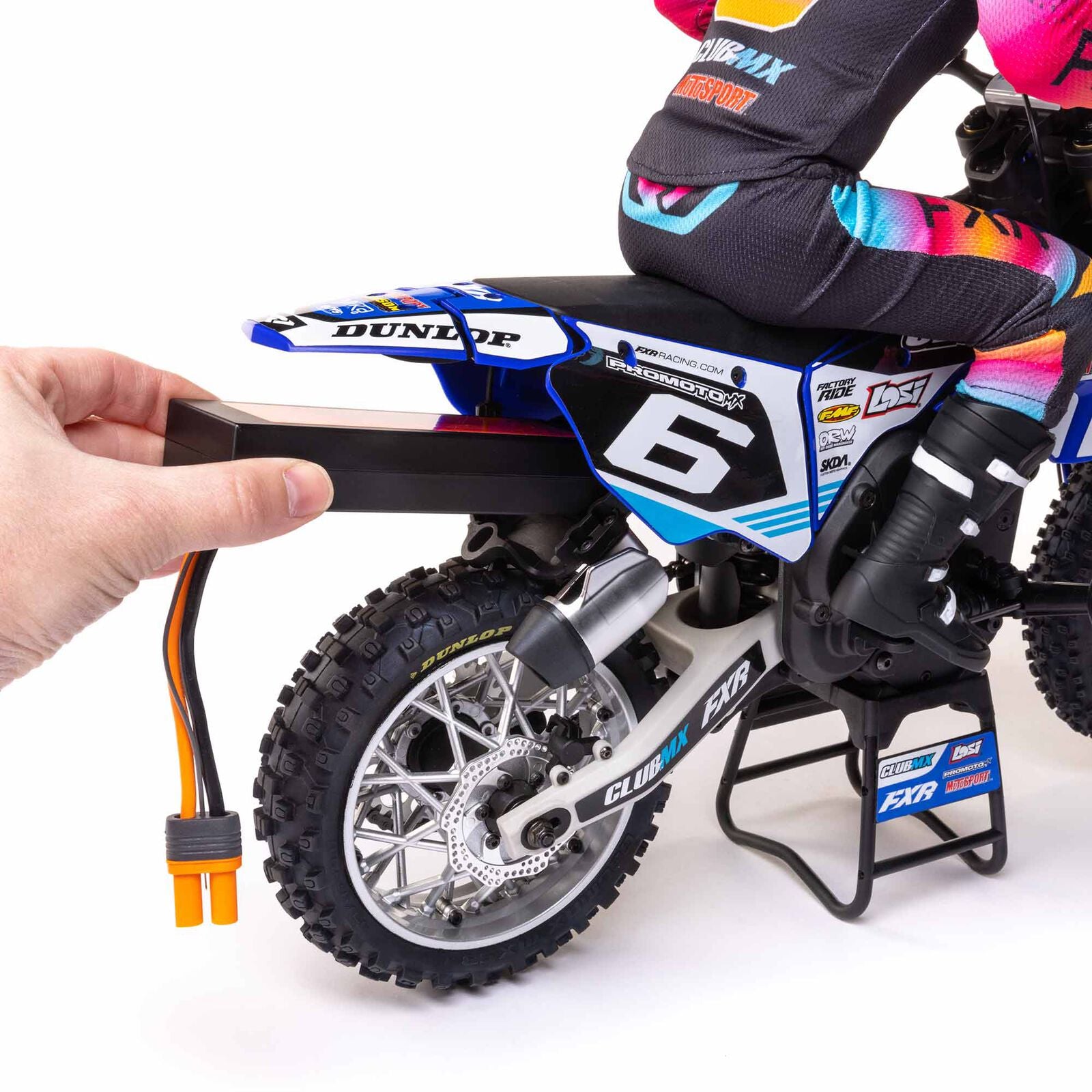 Losi Promoto-MX RTR 1/4 Brushless Dirt Bike (ClubMX) w/2.4GHz DX3PM Radio & MS6X System