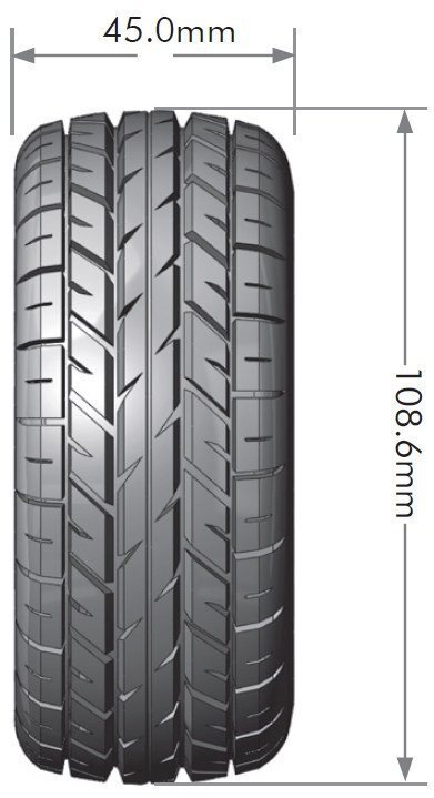 Louise RC SC-Rocket 1/10 Short Course Tires Soft 12/14/17mm Hex LT3154SB (2pcs)
