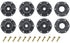 Louise RC SC-Rocket 1/10 Short Course Tires Soft 12/14/17mm Hex LT3154SB (2pcs)