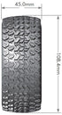 Louise RC SC-Hummer 1/10 Short Course Tires Soft 12/14/17mm (2pcs) – LT3224SB