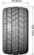 Louise MT-ROCKET 1/10 MAXX Soft Tires & Wheels MFT LT3307SX