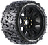 Louise RC Mt-Mallet Speed 1/8 Monster Truck Tires, 0" & 1/2" Offset, 17mm Removable - LT3355SB ( Pack of 2 )