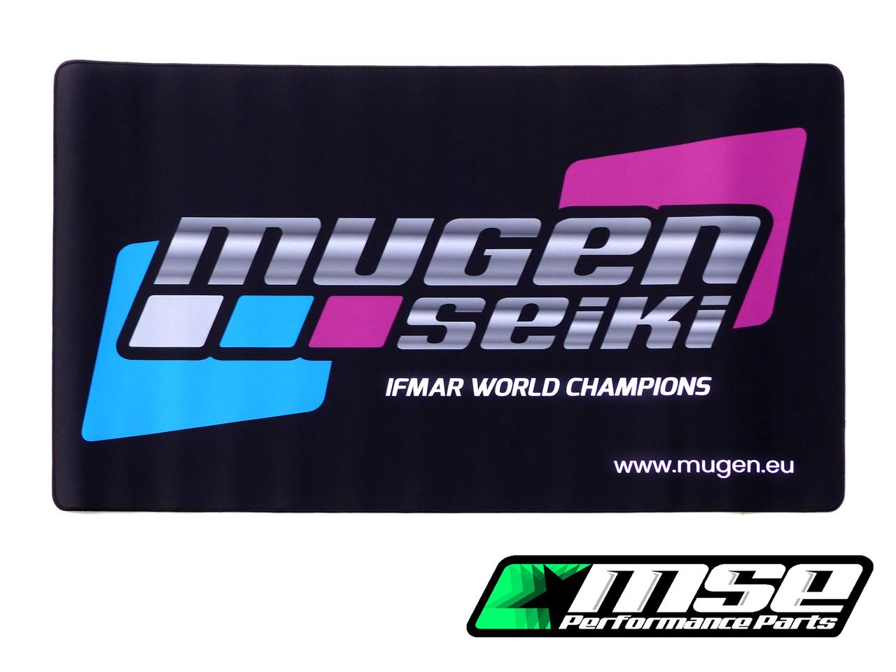 Mugen Seiki Pit Mat EU Design 98x60cm – Αγωνιστικό Πατάκι Πάγκου Εργασίας