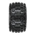 Pro-Line Badlands MX38 3.8" Pre-Mounted MT Tires Raid Black Wheels (2pcs) 17mm