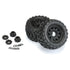 Pro-Line Badlands MX38 3.8" Pre-Mounted MT Tires Raid Black Wheels (2pcs) 17mm