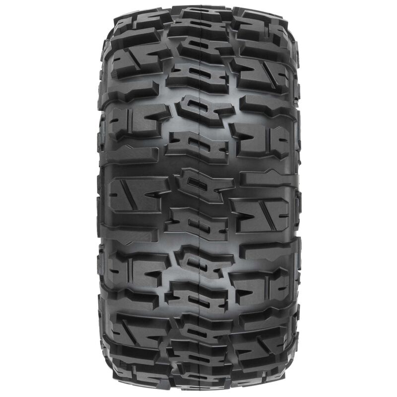Pro-Line Trencher LP 3.8 Pre-Mounted Monster Truck Tires Raid Wheels (2pcs) M2 17mm