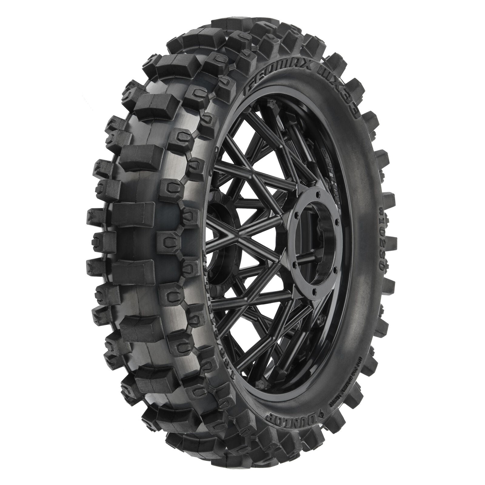 Pro-Line Dunlop Geomax MX33 CR4 Rear Tire Mounted για Losi Promoto-MX 1/4