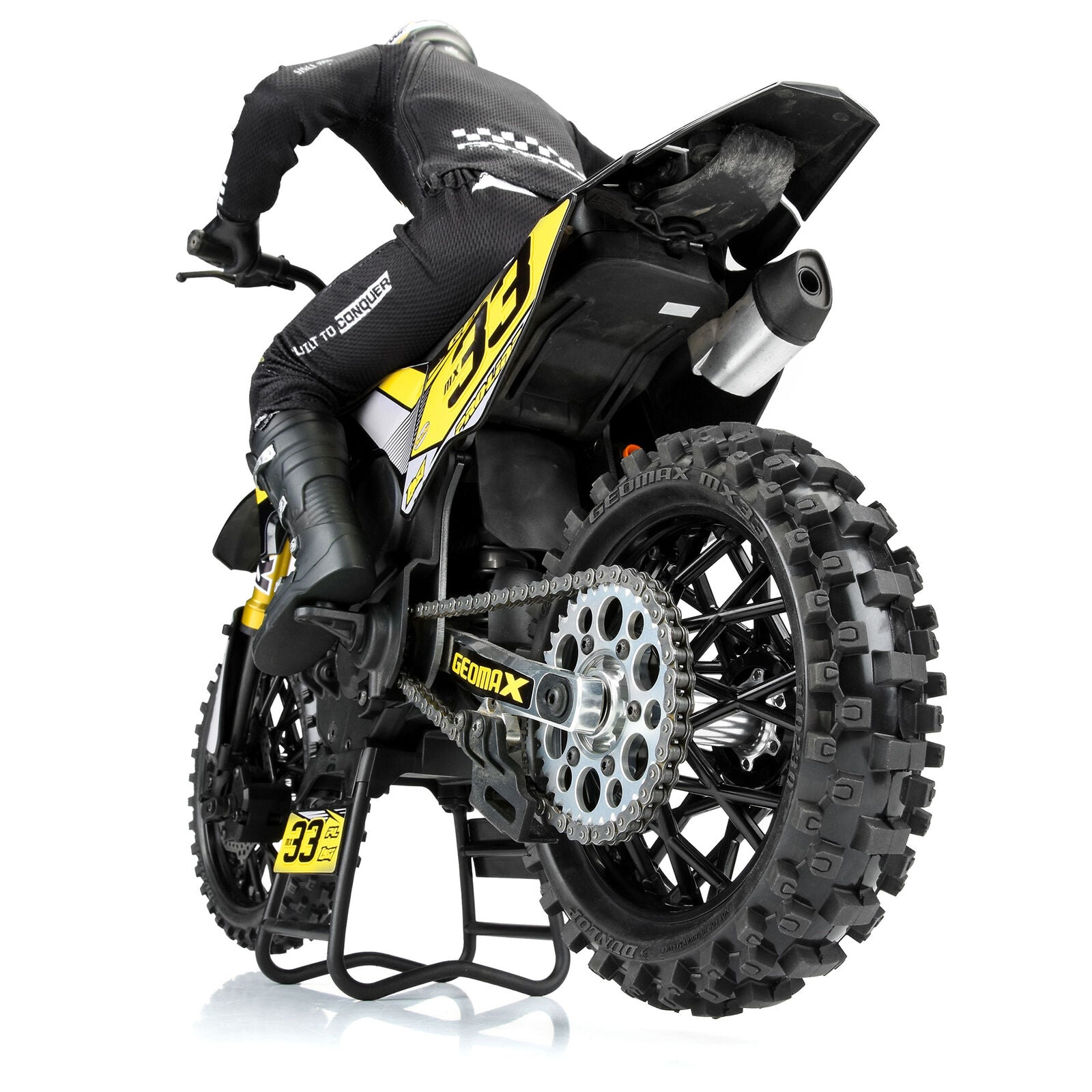 Pro-Line Dunlop Geomax MX33 CR4 Rear Tire Mounted για Losi Promoto-MX 1/4