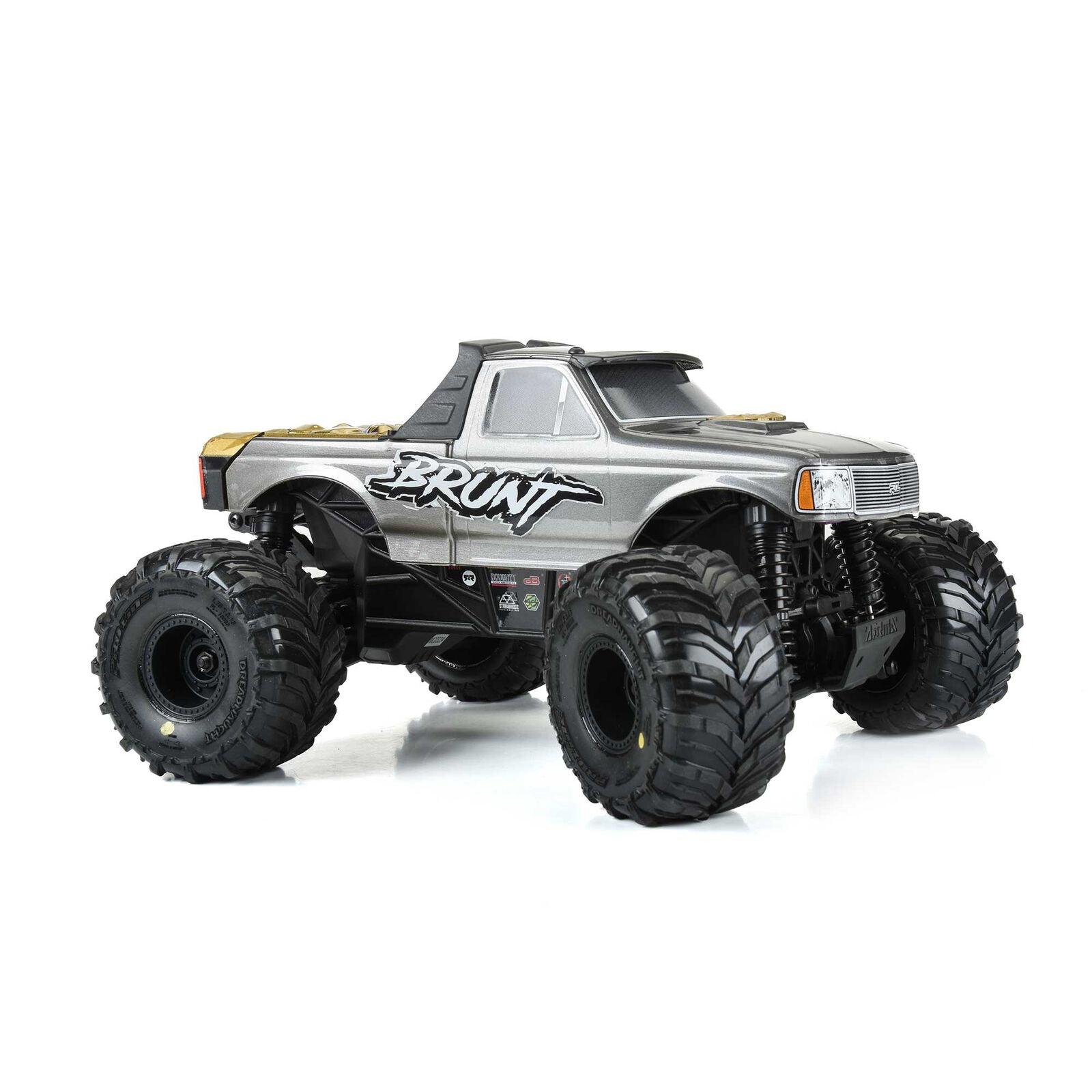 Pro-Line Dreadnaught Tires Mounted on Black Wheels για ARRMA Gorgon & Quake Grom (4τμχ)