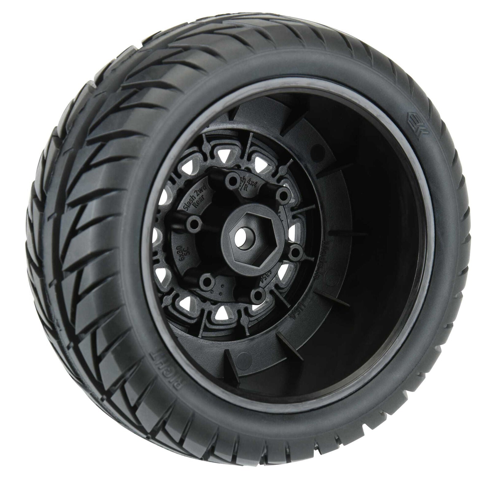Pro-Line Street Fighter SC Tires Mounted on Raid Wheels 2.2"/3.0" για Slash & Senton (2τμχ)