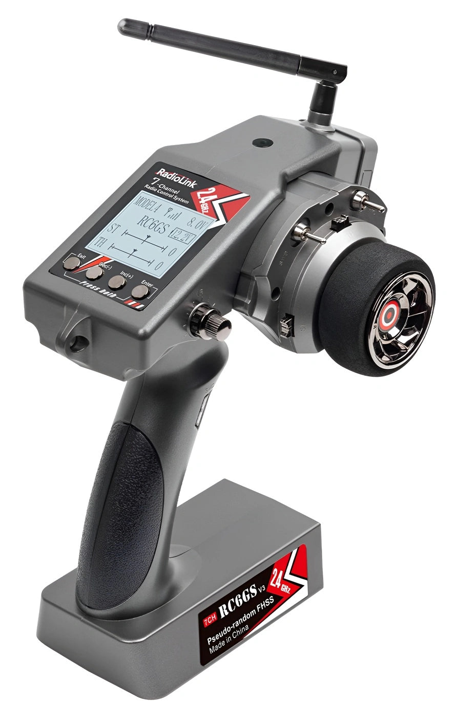 Radiolink RC6GS V3 7CH με 2x R7FG Gyro Receiver – Τηλεκατεύθυνση 2.4GHz για RC Αυτοκίνητα, Σκάφη & Crawlers