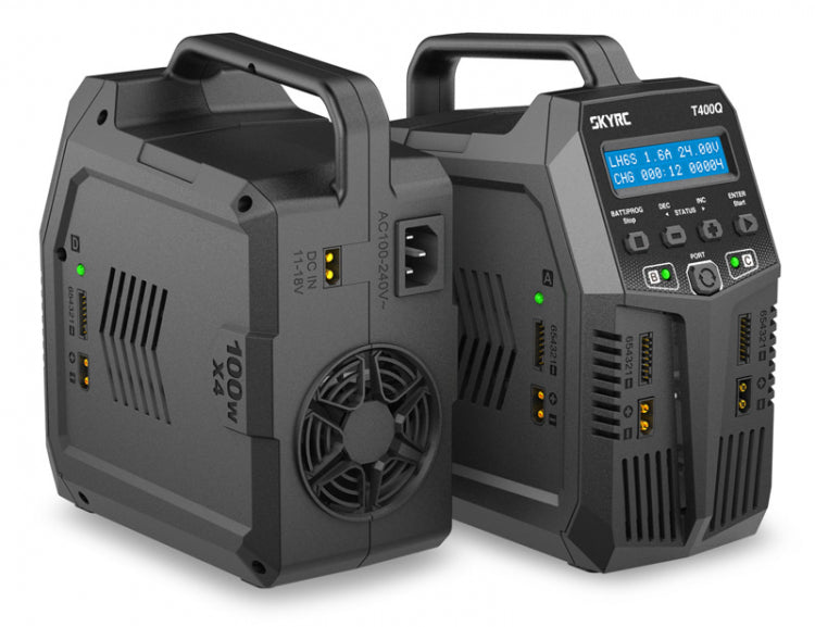 SkyRC T400Q Quad Charger AC/DC 4x100W