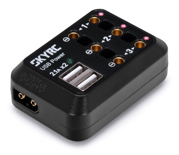 SkyRC Power Distributor με DC Connector – Πολύπριζο Τροφοδοσίας RC Pit με Banana Outputs & USB