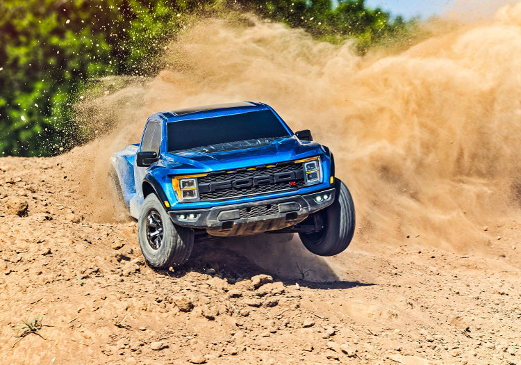 Traxxas NEW Ford F-150 Raptor R 4WD 1/10 RTR TQ LED Blue