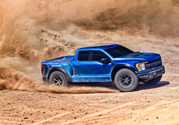 Traxxas NEW Ford F-150 Raptor R 4WD 1/10 RTR TQ LED Blue