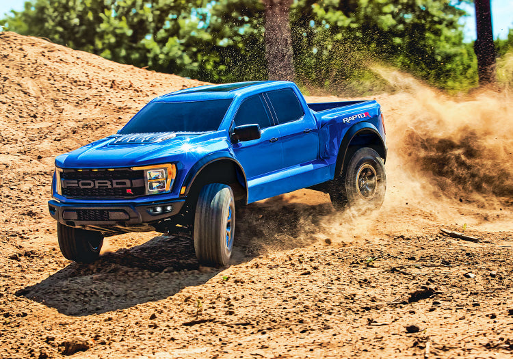 Traxxas NEW Ford F-150 Raptor R 4WD 1/10 RTR TQ LED Blue