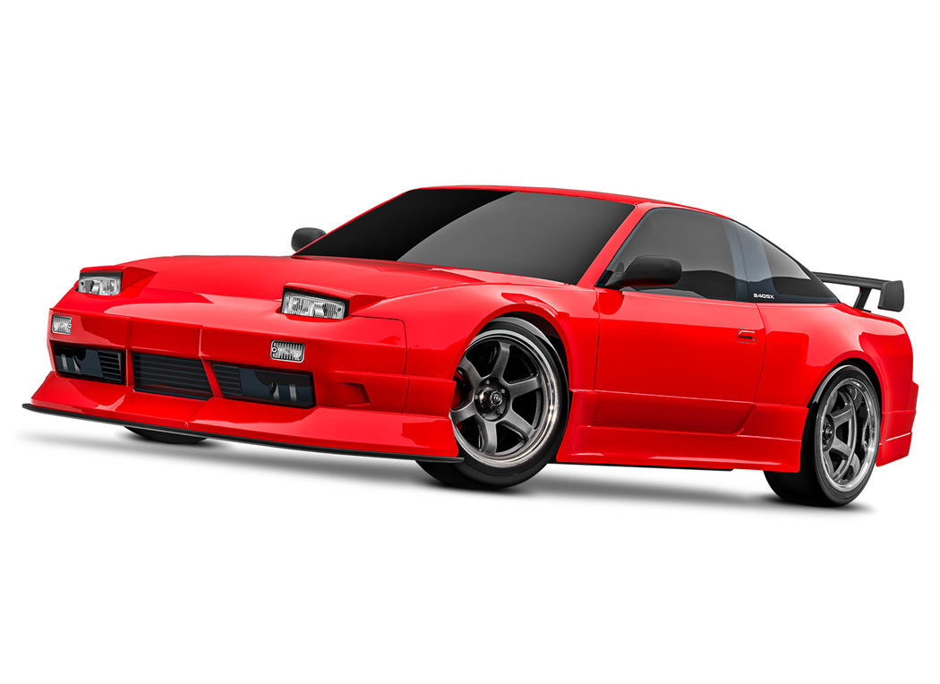 Traxxas 4-Tec Drift Nissan 240SX κόκκινο 105247-4-RED – εμπρός πλάγια όψη