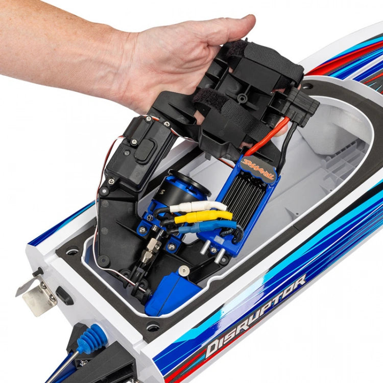 Traxxas Disruptor VXL 4S RTR Brushless Race Boat Orange με Rapid Right Self-Righting