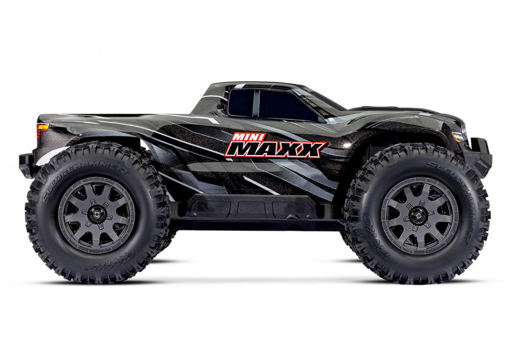 Traxxas Mini Maxx® Brushless RTR TQ BL-2s Black - USB-C Charger & 2s LiPo