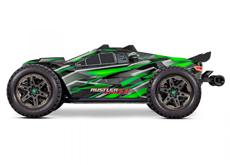Traxxas Rustler 4X4 Ultimate VXL RTR 1/10 Brushless Stadium Truck Green