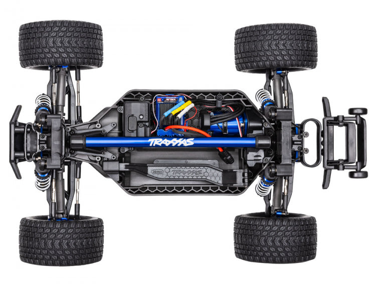 Traxxas Rustler 4X4 Ultimate 1/10 RTR Brushless Stadium Truck Μπλε με TQi & Link Module