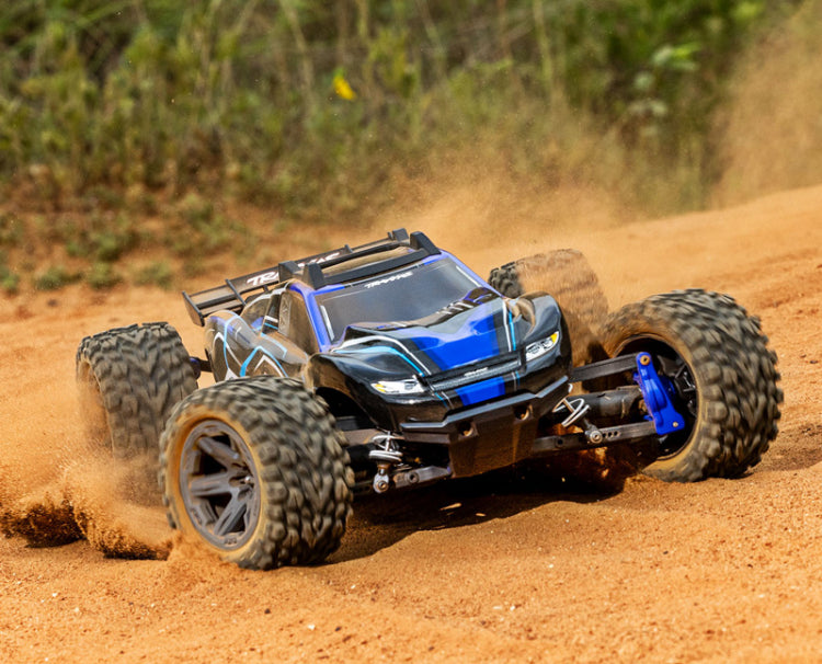 Traxxas Rustler 4X4 BL-2s Brushless 1/10 Stadium Truck Blue 🎁 ΔΩΡΟ Traxxas Μπαταρία & Φορτιστής**