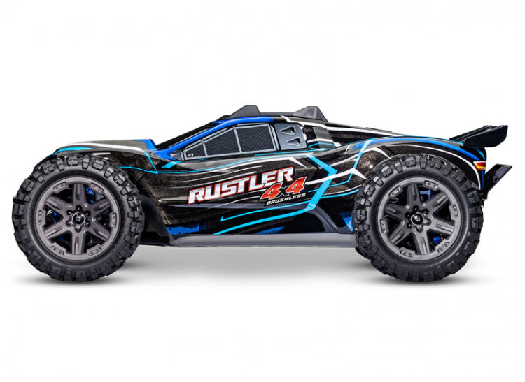Traxxas Rustler 4X4 BL-2s Brushless 1/10 Stadium Truck Blue 🎁 ΔΩΡΟ Traxxas Μπαταρία & Φορτιστής**