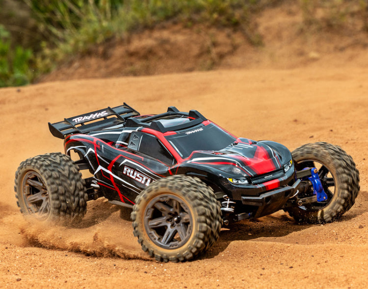 Traxxas Rustler 4X4 BL-2S RTR 1/10 TQ Red με Μπαταρία & Φορτιστή Δώρο | Racerc