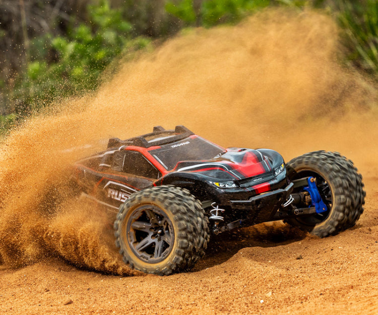 Traxxas Rustler 4X4 BL-2S RTR 1/10 TQ Red με Μπαταρία & Φορτιστή Δώρο | Racerc