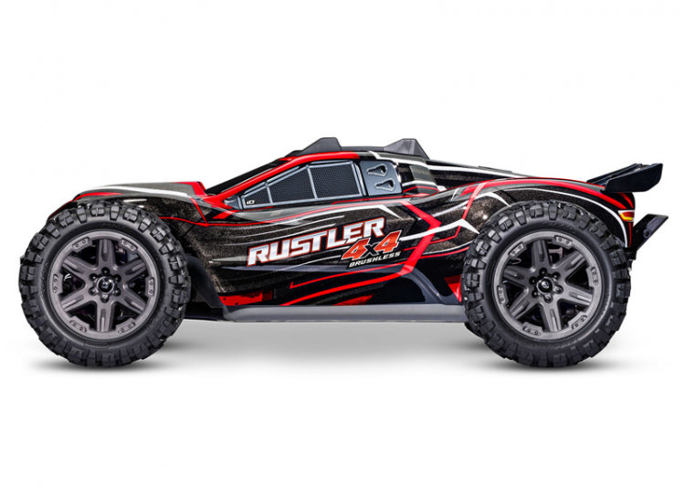 Traxxas Rustler 4X4 BL-2S RTR 1/10 TQ Red με Μπαταρία & Φορτιστή Δώρο | Racerc