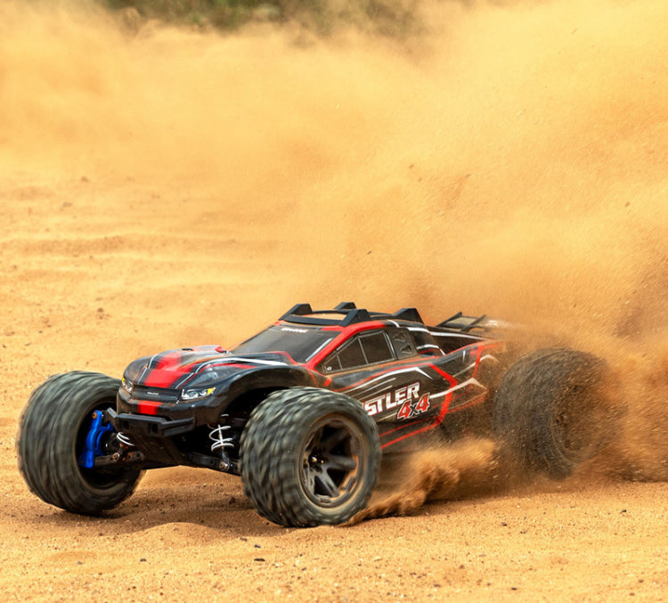 Traxxas Rustler 4X4 BL-2S RTR 1/10 TQ Red με Μπαταρία & Φορτιστή Δώρο | Racerc