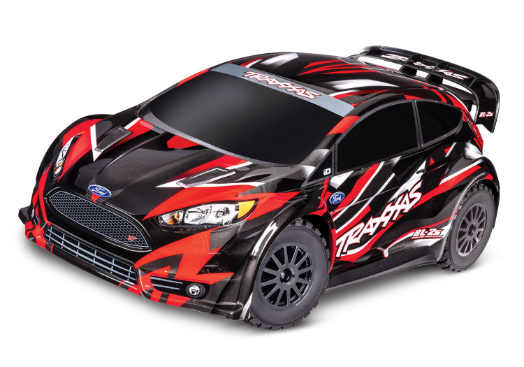 Traxxas Ford Fiesta ST Rally 1/10 4WD TQ Red BL-2S