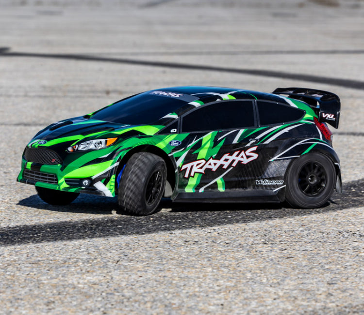 Traxxas Ford Fiesta Rally 1/10 VXL 4WD RTR TQ Green