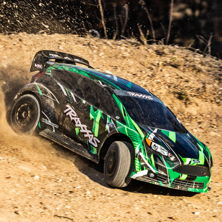 Traxxas Ford Fiesta Rally 1/10 VXL 4WD RTR TQ Green